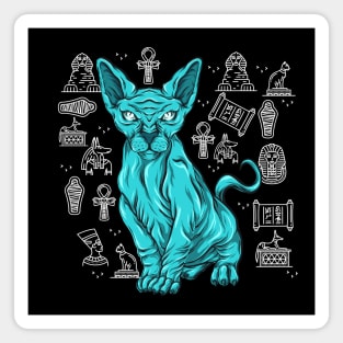 Sphynx Cat Egypt Magnet